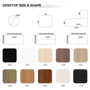 <span class=keywords><strong>Escritorio</strong></span> Ergonómico de Altura Ajustable Eléctrico, Plegable, Resistente y Moderno, de un Solo Motor, para Oficina, Fabricado por Hetium - Product Image 3