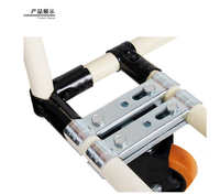 Attaches de fixation pour roulettes pivotantes de type plaque de 3/4/5 pouces, en acier, petites et grandes tailles