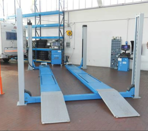 Lève-voiture hydraulique à 4 poteaux, conception à double vérin pour stationnement, système de stationnement à quatre poteaux - Product Image 2