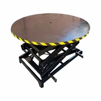 Plateforme élévatrice fixe hydraulique neuve en acier pour voiture, plateforme tournante pour véhicule