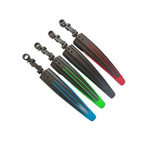 Guardabarros para bicicleta de montaña, guardabarros ajustables universales de 20 pulgadas para bicicletas infantiles, diseño colorido de plástico - Product Image 1