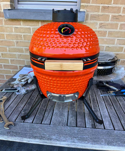 SEB <span class=keywords><strong>KAMADO</strong></span> <span class=keywords><strong>Mini</strong></span> Smoker <span class=keywords><strong>Grill</strong></span> 13 Pouces <span class=keywords><strong>Kamado</strong></span> Grilles De Barbecue En Céramique Machine Camping En Céramique Portable Barbecue À Charbon De Bois - Product Image 3