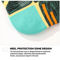 LONGFEI Vente en gros de chaussettes de sport de haute qualité pour femmes et hommes, avec logo personnalisé, chaussettes de compression, chaussettes de course à pied, chaussettes de basketball
