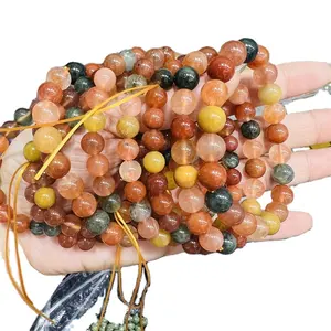 Wholesale High quality Natural Crystal Happiness wealth and longevity Bracelet Crystals Healing