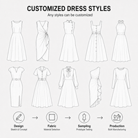Robe midi trapèze en tweed uni pour femme - Gilet sans manches taille haute coupe régulière avec perles, respirante, élégante, été, service OEM