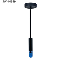 Suspension luminaire artisanale G9 en verre, style nordique, pour îlot de cuisine, petite taille