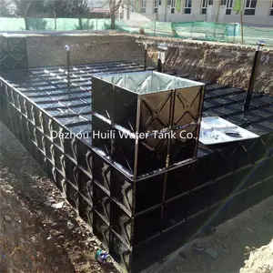 Tanque de água subterrâneo gsc bdf, tanque de armazenamento modular prensado de aço subterrâneo para kuesperar
