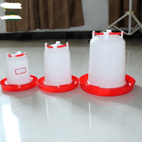 Excellent seau à eau en plastique pour poulets, abreuvoir pour volailles à vendre, différents types d'abreuvoirs pour poulets 1L-14L