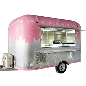 Trailer makanan dengan Trailer makanan teras sepenuhnya dilengkapi standar AS untuk dijual sertifikat DOT - Product Image 2