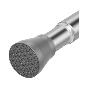 Tringles <span class=keywords><strong>à</strong></span> rideaux de douche modernes en métal argenté extensibles et réglables de 28 <span class=keywords><strong>à</strong></span> 48 pouces, robustes, résistantes <span class=keywords><strong>à</strong></span> la rouille, sans perçage, <span class=keywords><strong>à</strong></span> tension par <span class=keywords><strong>pression</strong></span> - Product Image 1