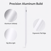 Stylet en gros pour iPad 2018-2026, crayon actif avec détection d'inclinaison et rejet de la paume, charge rapide Type-C, certifié CE RoHS pour l'école