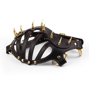 Máscara de Cuero PU para Parejas, Máscara Facial para Coqueteo, Arnés de Bondage para la Cabeza, Accesorio Sexy para Juegos de Fiesta, Cosplay, Juguetes Sexuales - Product Image 4