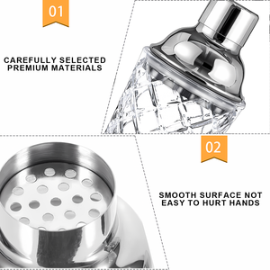 เครื่องเขย่าค็อกเทลทำจากสแตนเลสอุปกรณ์สำหรับบาร์ที่ทำจากแก้ว - Product Image 5