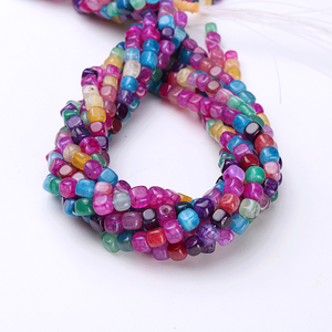 WENCHI - Piedras Preciosas de Ágata Natural de Alta Calidad, Corte Brillante, Cuentas Rojas para Joyería, 8 mm, Atractivo Decorativo, Opción de 3 mm Disponible - Product Image 2