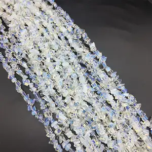 Naturstein 5-8mm unregelmäßige Form Freiform Glas Opalit Chips Perlen für Diy Schmuck auf Lager zum Verkauf