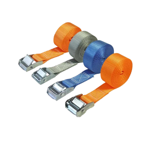 사용자 정의 1 인치 폴리에스터 캠 버클 타이 다운 스트랩, 오토바이 용 800kg 헤비 듀티 래싱 벨트 - Product Image 3