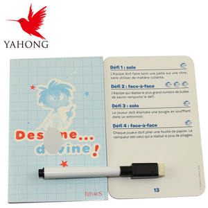 Estudiante <span class=keywords><strong>2</strong></span> en 1 Reutilizable Hablar Idioma Escritura a mano Tarjetas Flash Juguete de aprendizaje con palabras a la vista Limpiar Tarjetas Flash para niños - Product Image 5