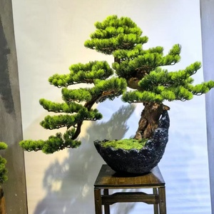 Albero di Pino Artificiale in Vaso, Pianta Decorativa Realistica Sempreverde per Interni ed Esterni, Soggiorno, Camera da Letto, Balcone, <span class=keywords><strong>Appartamento</strong></span> - Product Image 2