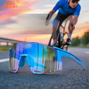 <strong>Obaolay</strong> Tr90 <strong>Sports</strong> Sunglasses Ultra-Light Comfortable Cycling <strong>Glasses</strong> with Photochromic Color-Changing Features Bicycle Eyewear - Product Image 1