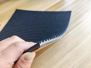 Çin anti kayma <span class=keywords><strong>2</strong></span> kat kumaş kauçuk kaba üst konveyör bant - Product Image 2