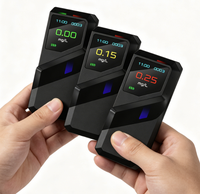 Alcoholímetro Profesional Airsense S1 con Celda de Combustible, Pantalla LCD Digital, Respuesta Rápida 0-400mg, USB Tipo-C