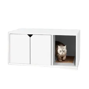 Moderne Decoratieve Indoor Kat Huis Krat Kattenbak Behuizing