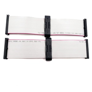 Conector IDC Personalizado YZCONN de 6, 8, 10, 12, 14, 16, 20, 24, 26, 30, 34, 40, 50, 60, 64 Pinos com Passo de 1,27mm e Cabo Flat Cinza - Product Image 4