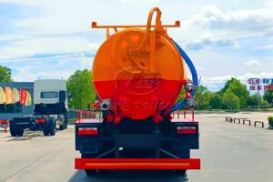 Camion aspirateur de boues septiques FAW robuste, export sur mesure, réservoir en acier au carbone et acier inoxydable, option pompe à vide Jurop importée - Product Image 6