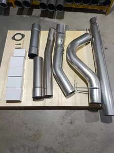 Ford Powerstroke dizel 6.7L 2011-2016 için PINOMETAL 5 "pikap egzoz sistemi susturucu yok - Product Image 6