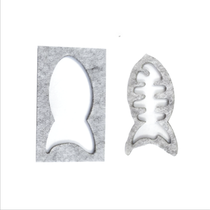 Porte-clés personnalisé en feutre, modèles découpés, vente en gros, usine, - Product Image 5