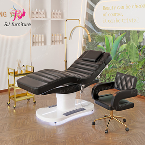 Camilla de Belleza Plegable Eléctrica para Uso en Salón con Diseño Curvo y Funciones Ajustables - Product Image 2