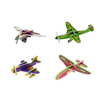 Vente en gros de puzzles en mousse 3D d'avions, jouets éducatifs pour enfants, assemblage de modèles d'avions en mousse, jouets artisanaux DIY, cadeau promotionnel