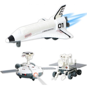 Ensemble de figurines d'astronautes et de fusées spatiales, thème spatial populaire, jouet spatial pour enfants, <span class=keywords><strong>navette</strong></span> <span class=keywords><strong>spatiale</strong></span> - Product Image 1