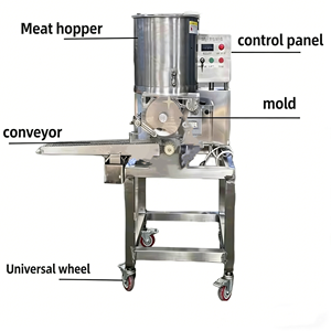 Máquina Formadora de Hamburguesas de Pollo, Cerdo y Res a Precio de Fábrica, Máquina para Hacer Nuggets de Pollo - Product Image 5