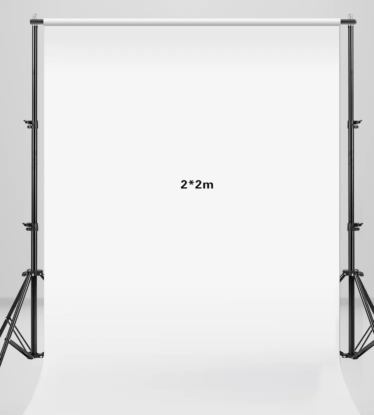 2X2M Metalen Foto Soft Box Met Standaard En Achtergrond Fotografie Achtergrondlicht Voor Studio Voor Video En Live Streaming Shoots