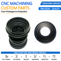 Lensa Aluminium Presisi Khusus, Pemesinan CNC, Tabung Lensa Optik Berlapis Anodisasi Hitam untuk Visi Industri, Layanan OEM ODM CNC