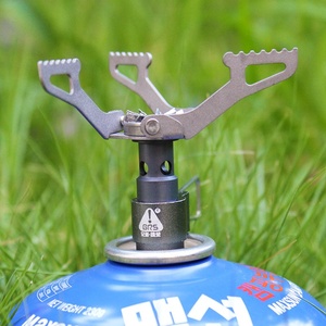 <span class=keywords><strong>Réchaud</strong></span> de camping pliable ultra-léger en alliage de titane -<span class=keywords><strong>3000T</strong></span>, à gaz isobutane, puissant - Product Image 1