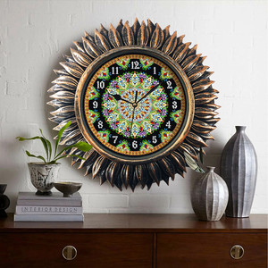 Đặc biệt hình Khoan Kim Cương bức tranh đồng hồ treo tường Mandala hoa đồng hồ tự làm nghệ thuật khảm hình ảnh đồng hồ treo tường kit trang trí tường nhà - Product Image 4