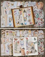 200 pièces Vintage Journal autocollants Scrapbook Pack accessoires Journal planificateurs bricolage papier artisanat Kits cahier Collage Album