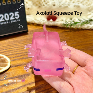 Juguete Antiestrés de Axolotl de Dibujos Animados, Moldeable y Blandito de Maltosa, para Niños y Adultos, Terapia de Descompresión, Regalo Social - Product Image 6