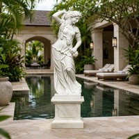 Sculpture de Musée Classique en Marbre Blanc Personnalisée - Œuvre d'Art en Pierre pour Galeries et Exploitations de Luxe