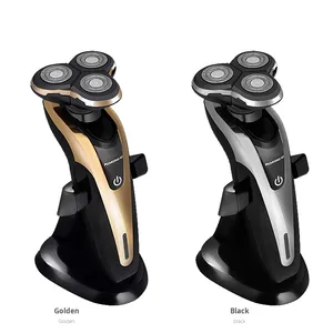 Afeitadora Eléctrica Inteligente Recargable con Tres Cuchillas, Recortadora de Barba Impermeable, Alimentación USB, Venta al por Mayor, Dropshipping - Product Image 1