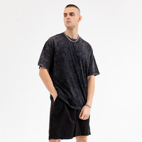 Camiseta de Hombre Vintage Estampada de 230 g/m², Resistente a las Arrugas, Básica y Robusta, Disponible en OEM y ODM, para Primavera/Verano