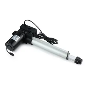 12V หนอนไดรฟ์ linear actuator ไฟฟ้าอัตโนมัติประตู light อุตสาหกรรม 400 มม.