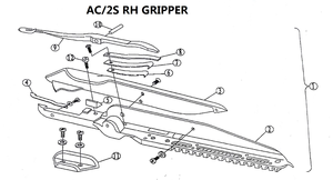 Cabezal de pinzas de alta calidad, accesorio usado para somet ac/2s, número de artículo de máquina R31005Y/R32004Y - Product Image 3