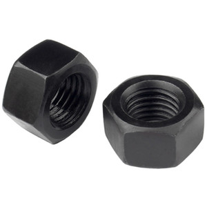 Tuerca Hexagonal Negra de Acero al Carbono de Alta Calidad y Resistencia Grado 4 / 5 / 6 / <span class=keywords><strong>8</strong></span> / 10 / 12 UNC UNF 3/16 1/2 5/32 DIN934 - Product Image 2
