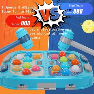 Juego de Martillo Multifuncional Crazy Whack-a-Mole, Juguetes con Puntuación, Modo de Batalla para 2 Jugadores, Juguetes Interactivos con Luz y Música para Niños - Product Image 5