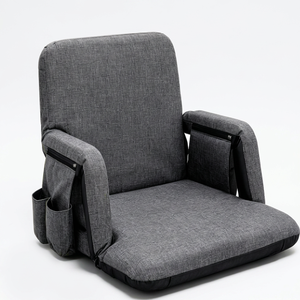 Chaise de sol pliable et rembourrée chauffante par USB avec support dorsal extra-large, coussin chauffant portable et doux pour salon, chambre à coucher, intérieur - Product Image 1