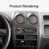 Reproductor MP3 para coche con radio FM, Bluetooth, compatible con tarjetas USB y TF, audio sin pérdidas, amplificador incorporado, estéreo para coche, reproductor de radio para coche