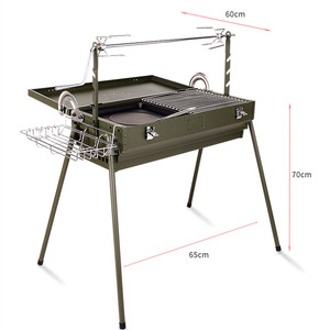 Parrilla de Barbacoa Plegable Portátil <span class=keywords><strong>para</strong></span> Exteriores, Parrilla de Carbón <span class=keywords><strong>para</strong></span> Montar en <span class=keywords><strong>el</strong></span> Coche, Parrilla de Carbón <span class=keywords><strong>para</strong></span> Acampar en la Naturaleza, <span class=keywords><strong>para</strong></span> Asar Pierna de Cordero - Product Image 5